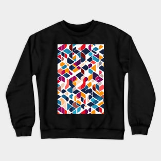 Stunning geometric Goyard Pattern Crewneck Sweatshirt